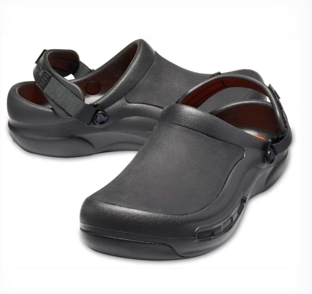 Crocs at Work Unisex Bistro Slip Resistant Clog Lightweight Black M11